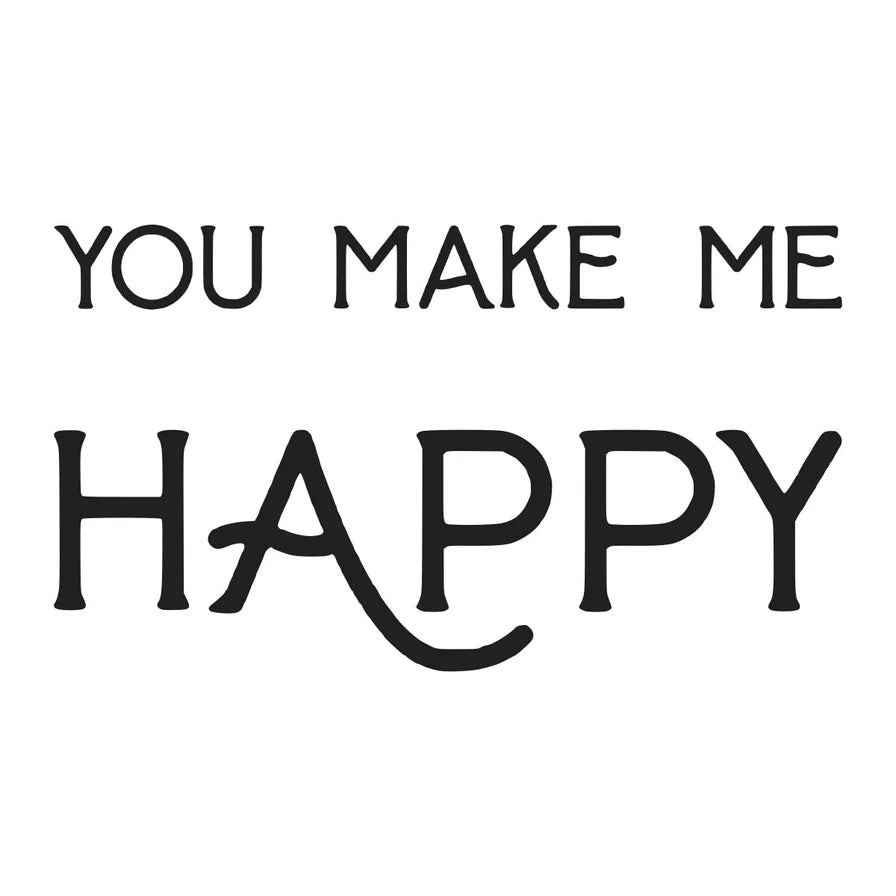 You Make Me Happy Press Plate from the BetterPress Collection - Spellbinders