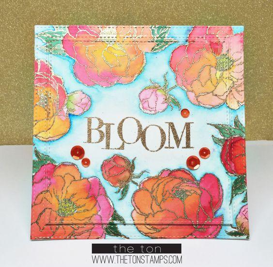 Loose Peonies - The Ton Clear Stamps