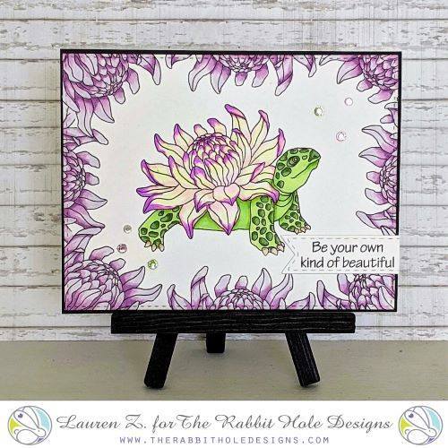 Turtle Botanical Clear Stamps - The Rabbit Hole Desgins