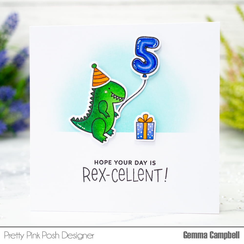 Dinosaur Friends Clear Stamps - Pretty Pink Posh