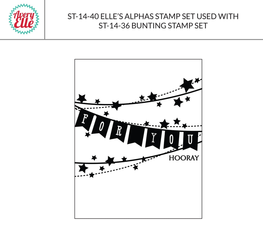 Elle's Alphas - Clear Stamps