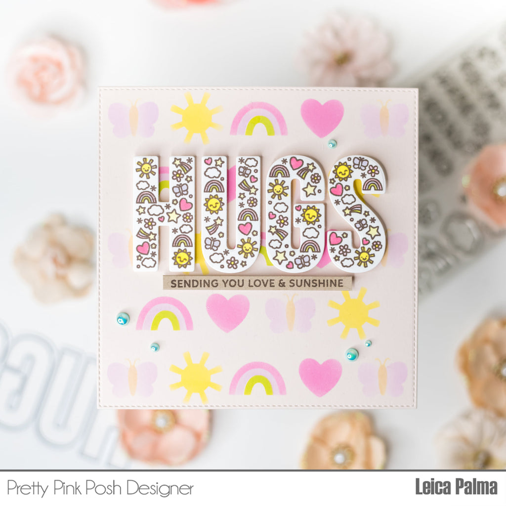Happy Days Stencils (3 Pack) - Pretty Pink Posh
