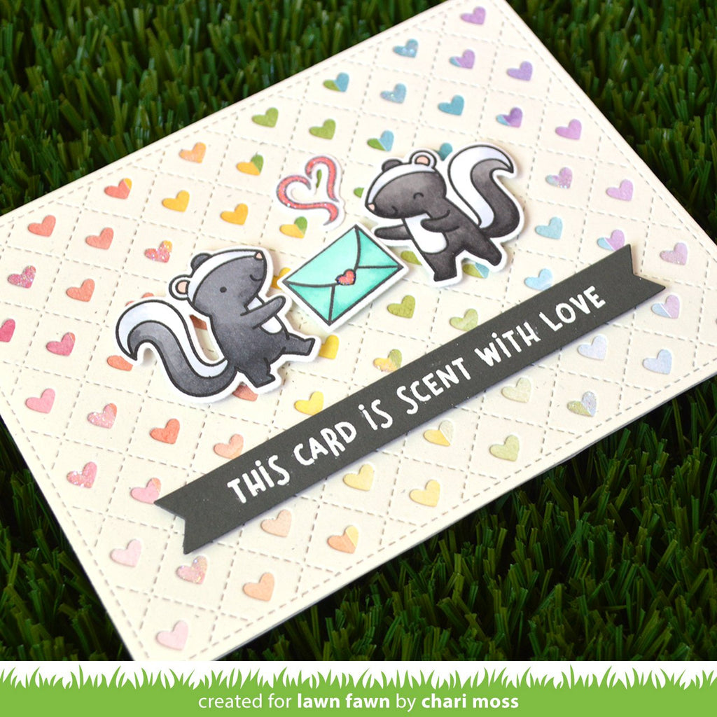 Scent With Love  Lawn Cuts dies - Lawn Fawn