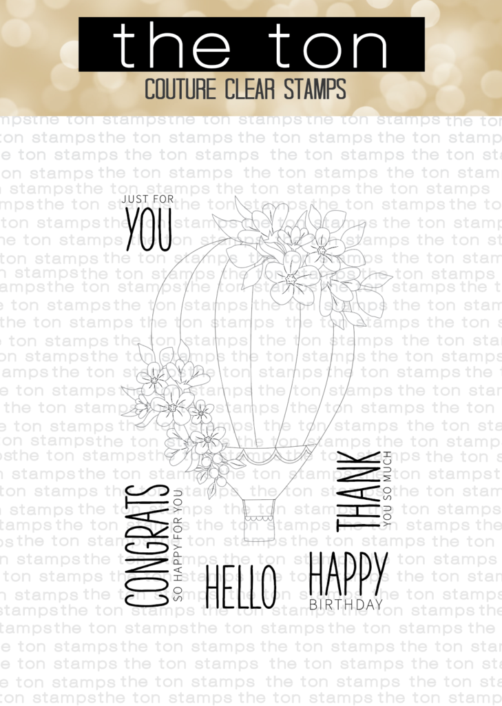 Floral Balloon - The Ton Clear Stamps