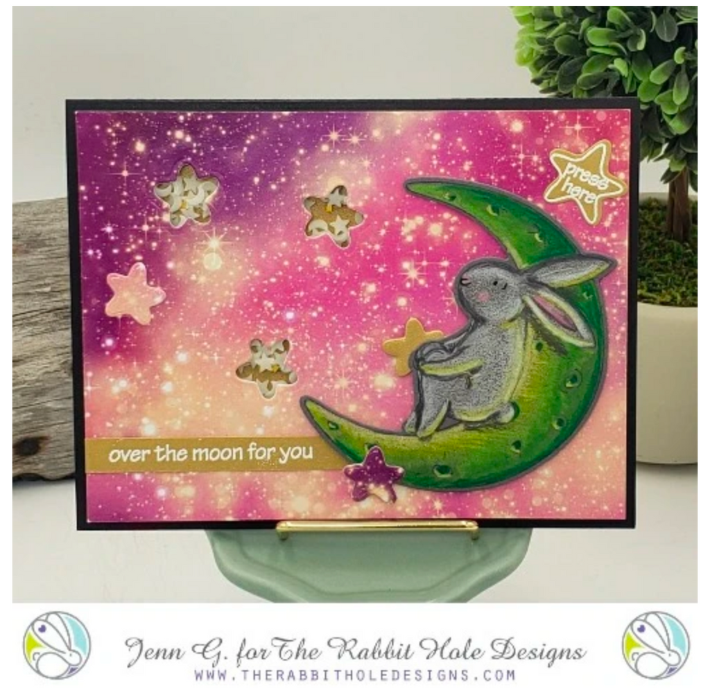 Bunny Moon Clear Stamps - The Rabbit Hole Designs