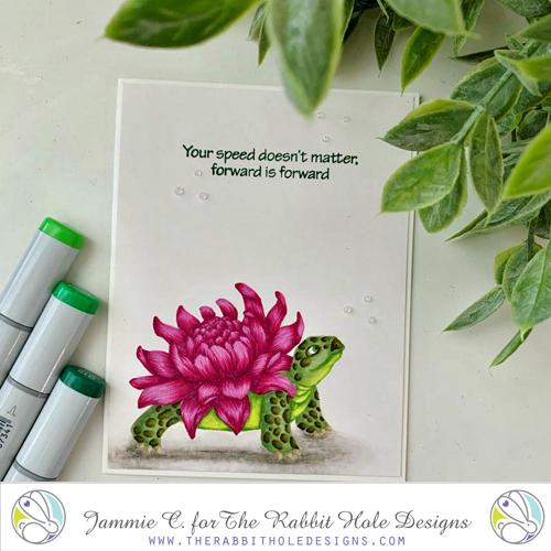 Turtle Botanical Clear Stamps - The Rabbit Hole Desgins