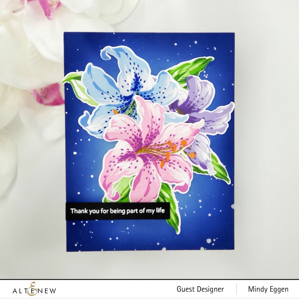 Build A Flower - Stargazer Lily Stamp and Die Bundle