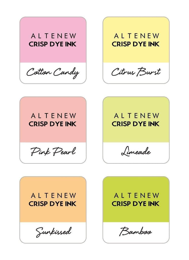 Summer Sherbet 6 Crisp Dye Ink Mini Cube Set