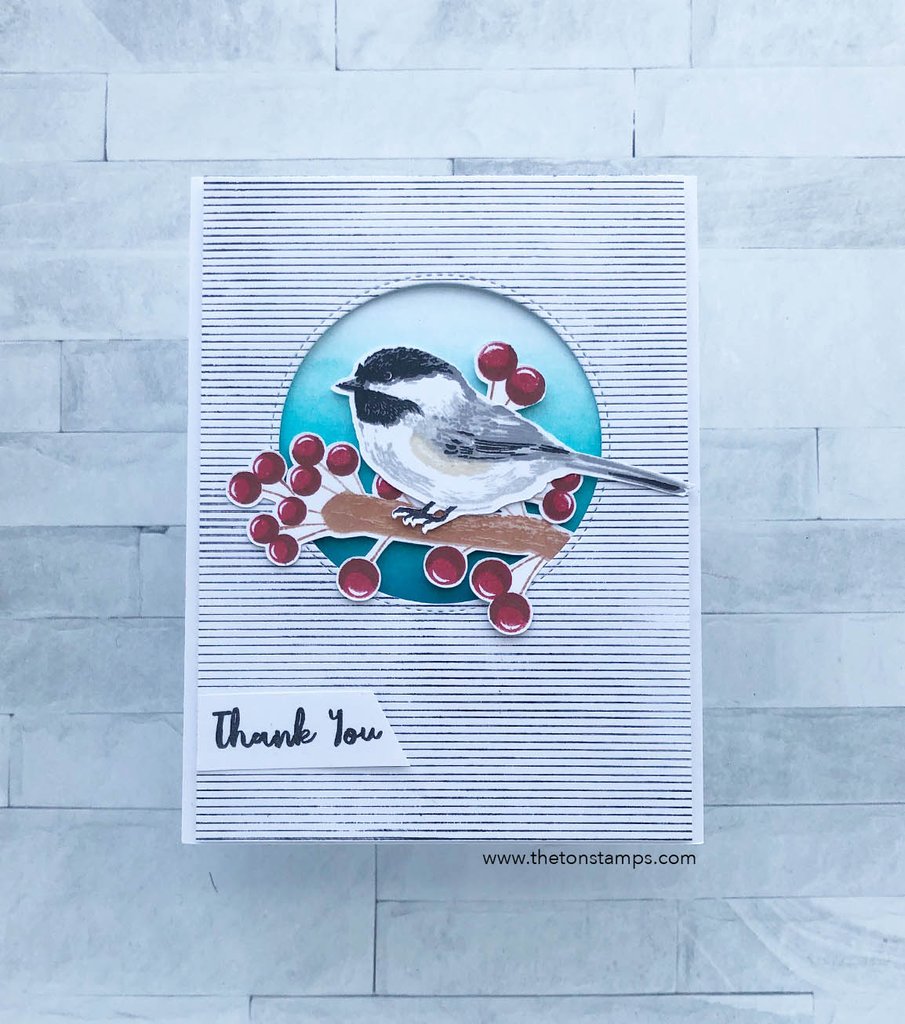 Chickadee Greetings - The Ton Clear Stamps