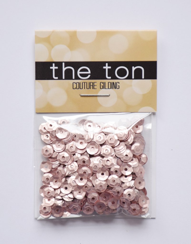 The Ton Dusty Pink Matte Sequins - 5mm