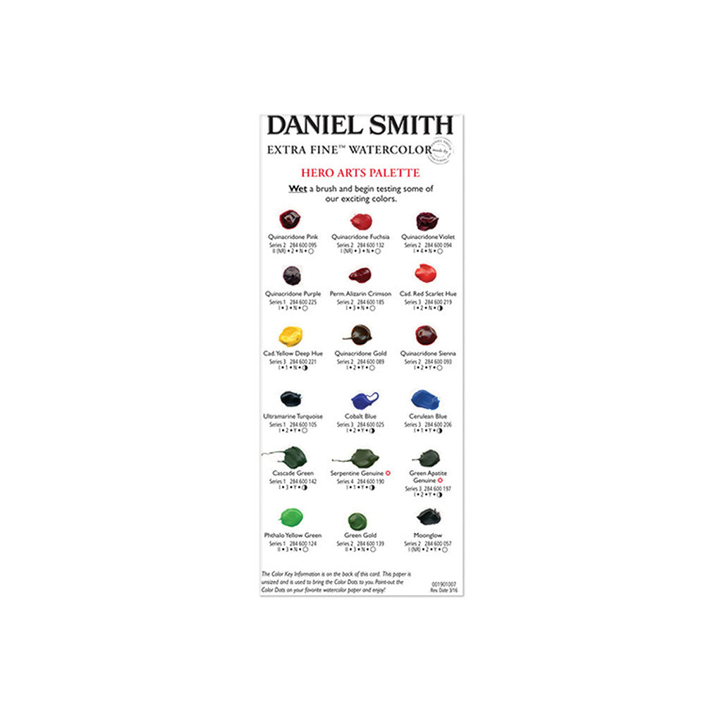 Daniel Smith x Hero Arts Watercolour Palette