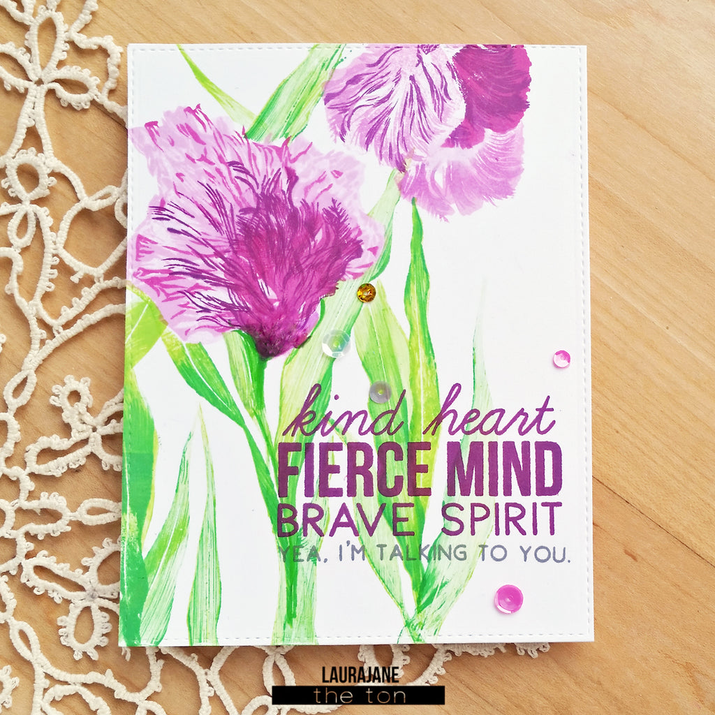Kind, Fierce and Brave - The Ton Clear Stamps