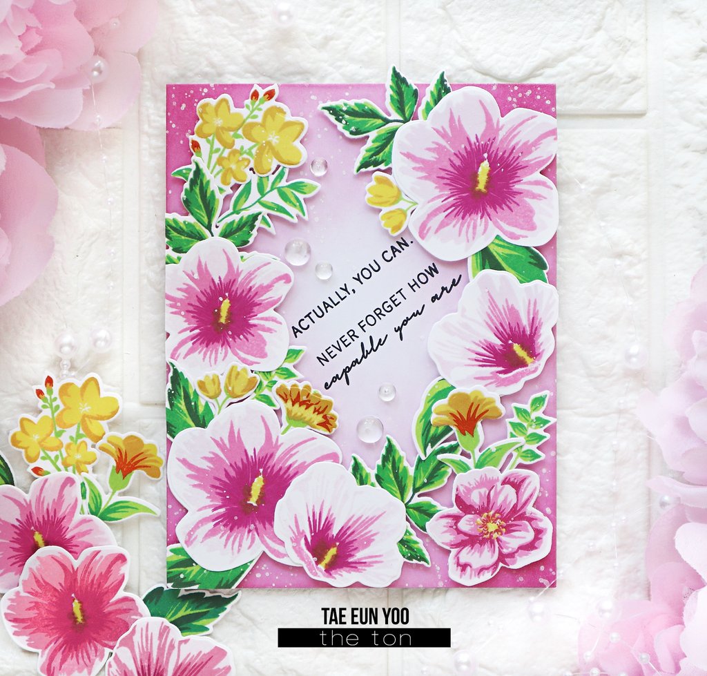 Rose of Sharon - Clear Layered Stamp Set by The Ton