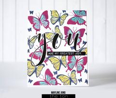Brushed You - The Ton Clear Stamps