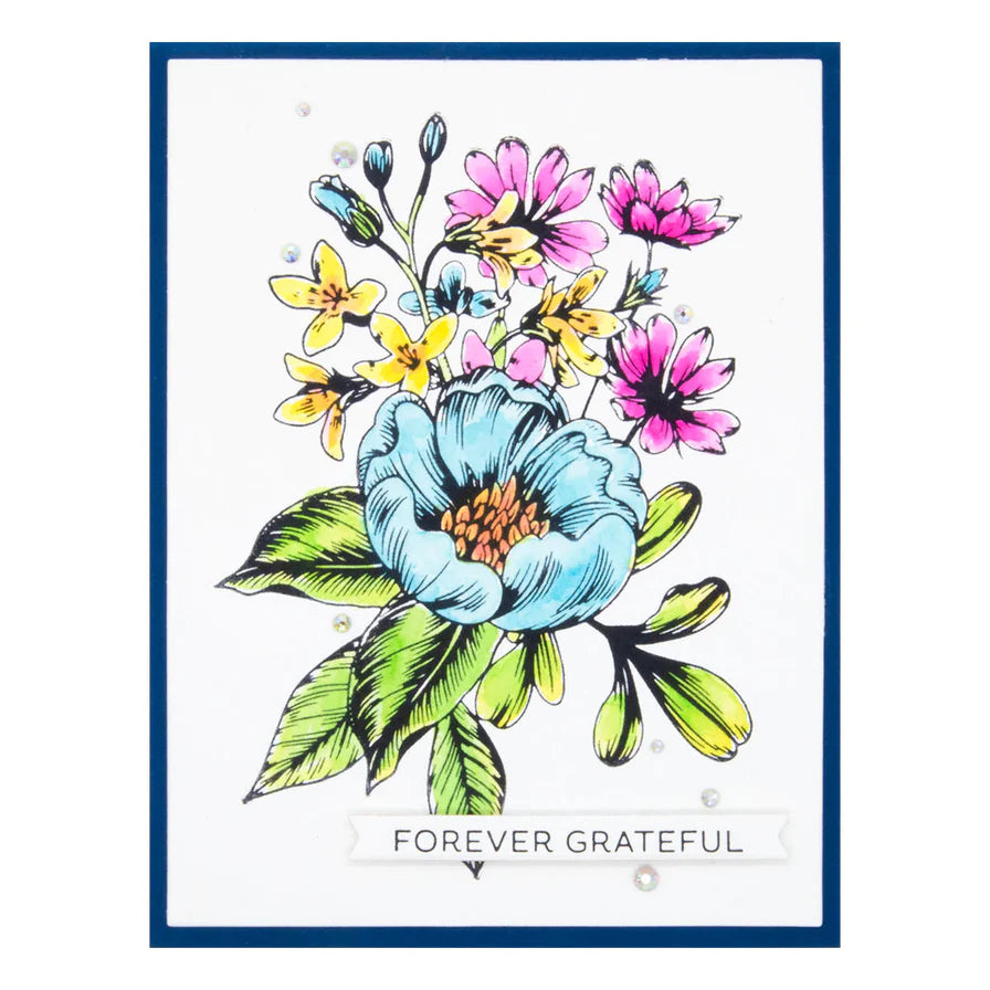 Pressed Bouquet Press Plate from the BetterPress Collection - Spellbinders