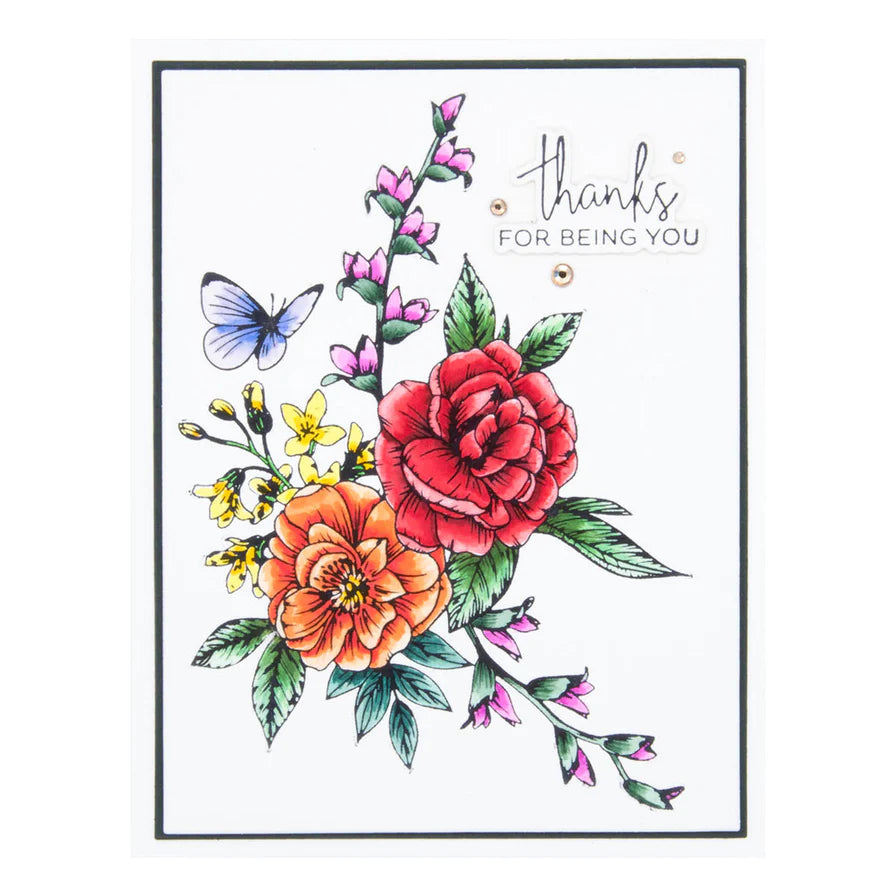 A Little Message Press Plate and Die Set from the BetterPress Collection - Spellbinders