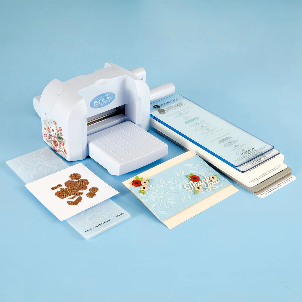 Platinum Scout Die Cutting Machine - Blue Mist - Spellbinders