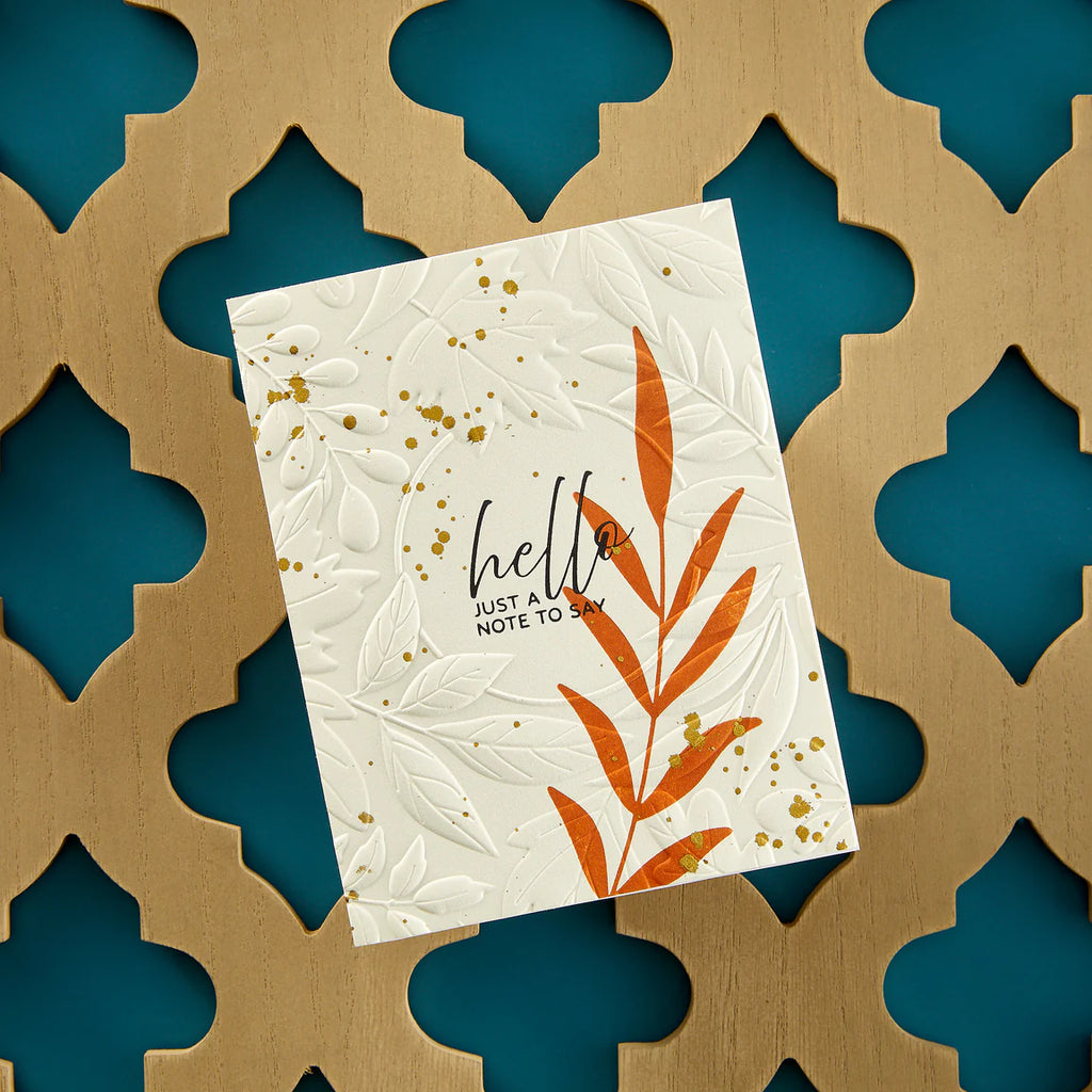 BetterPress Society - August 2024 Layered leaf Prints - Spellbinders