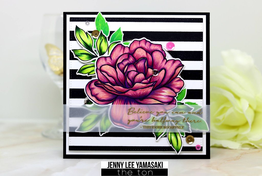 Large Peony 5 - The Ton Clear Stamps
