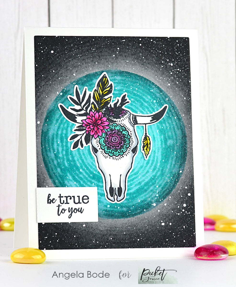 Boho Bull Clear Stamp Set – My Perfect Stamp