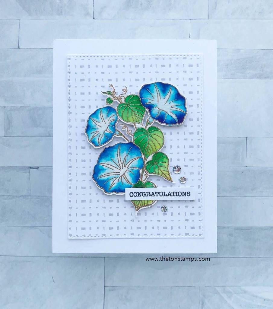 Galeria Print Cling Background - The Ton Stamps