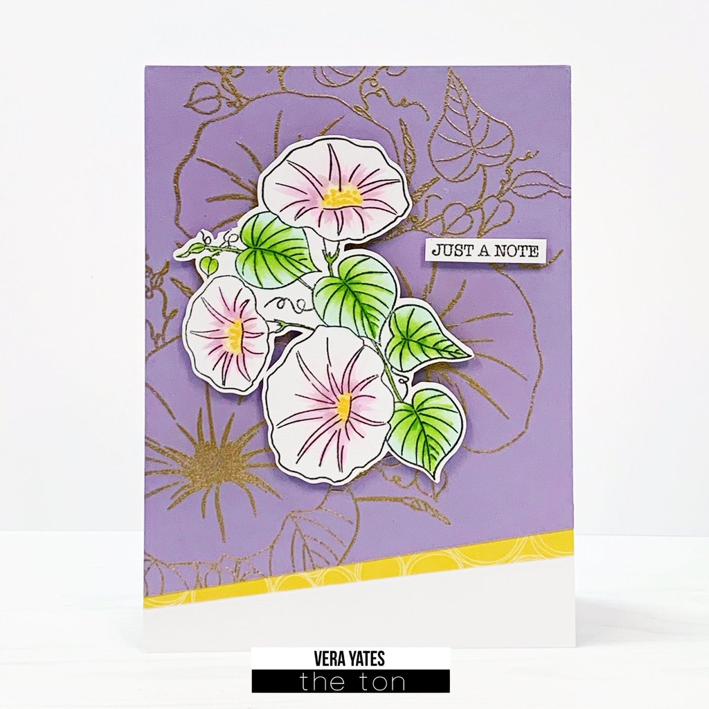 Morning Glory Greetings - The Ton Clear Stamps