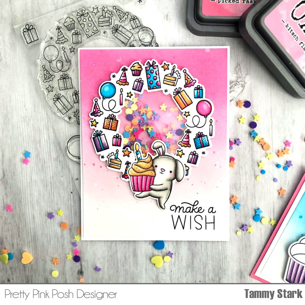 Birthday Wreath Stamp Set – Pretty Pink Posh LLC