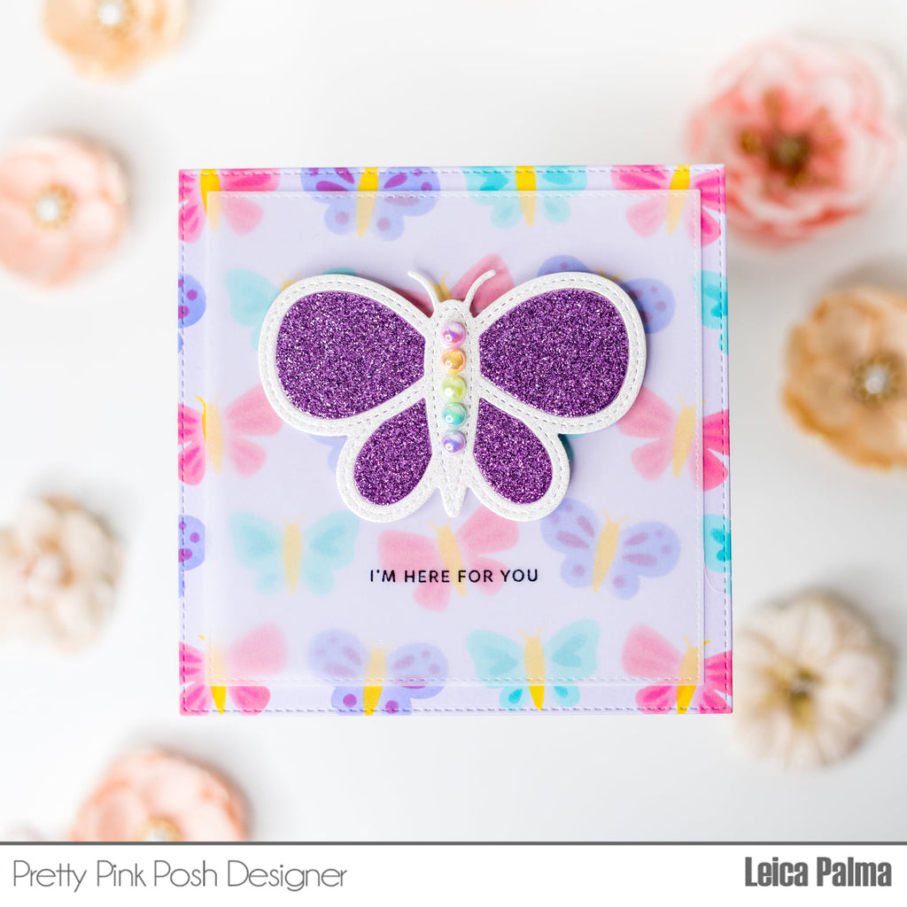 Butterfly Shaker Die - Pretty Pink Posh