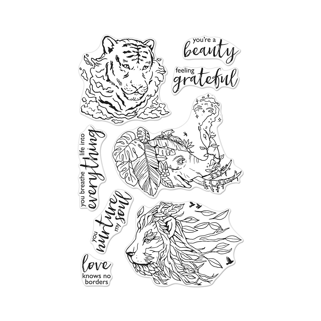 Nature's Beauty Clear Stamps