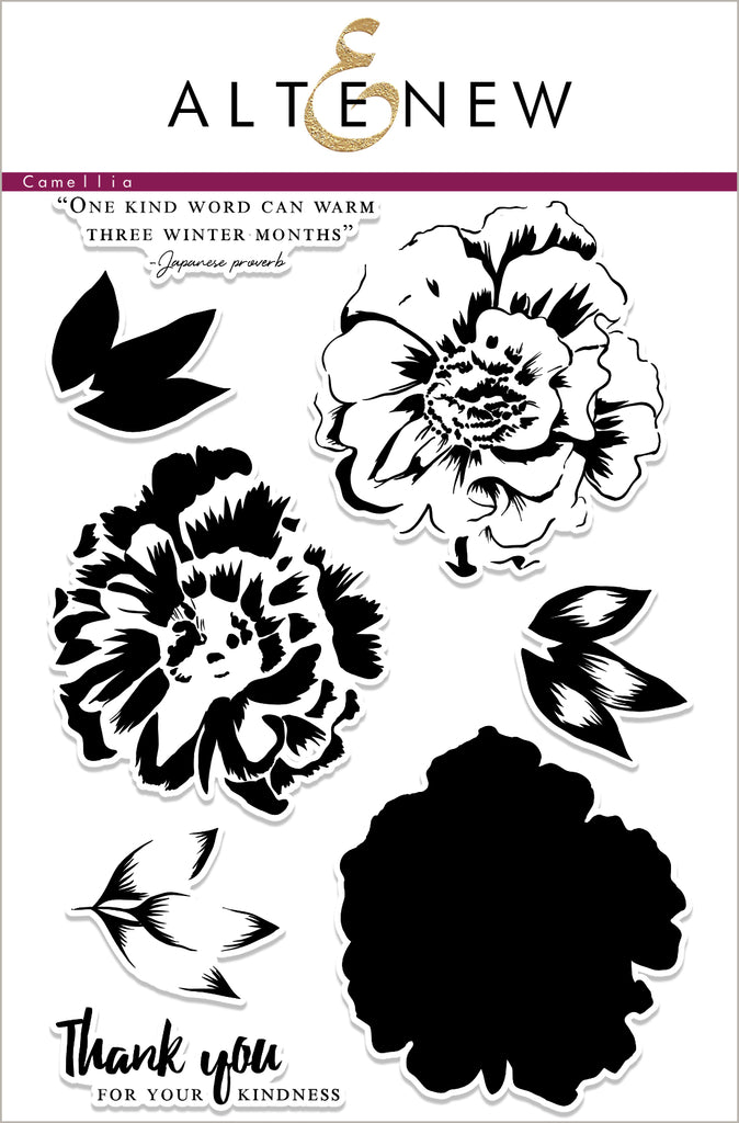 Build a Flower - Camellia Stamp and Die set