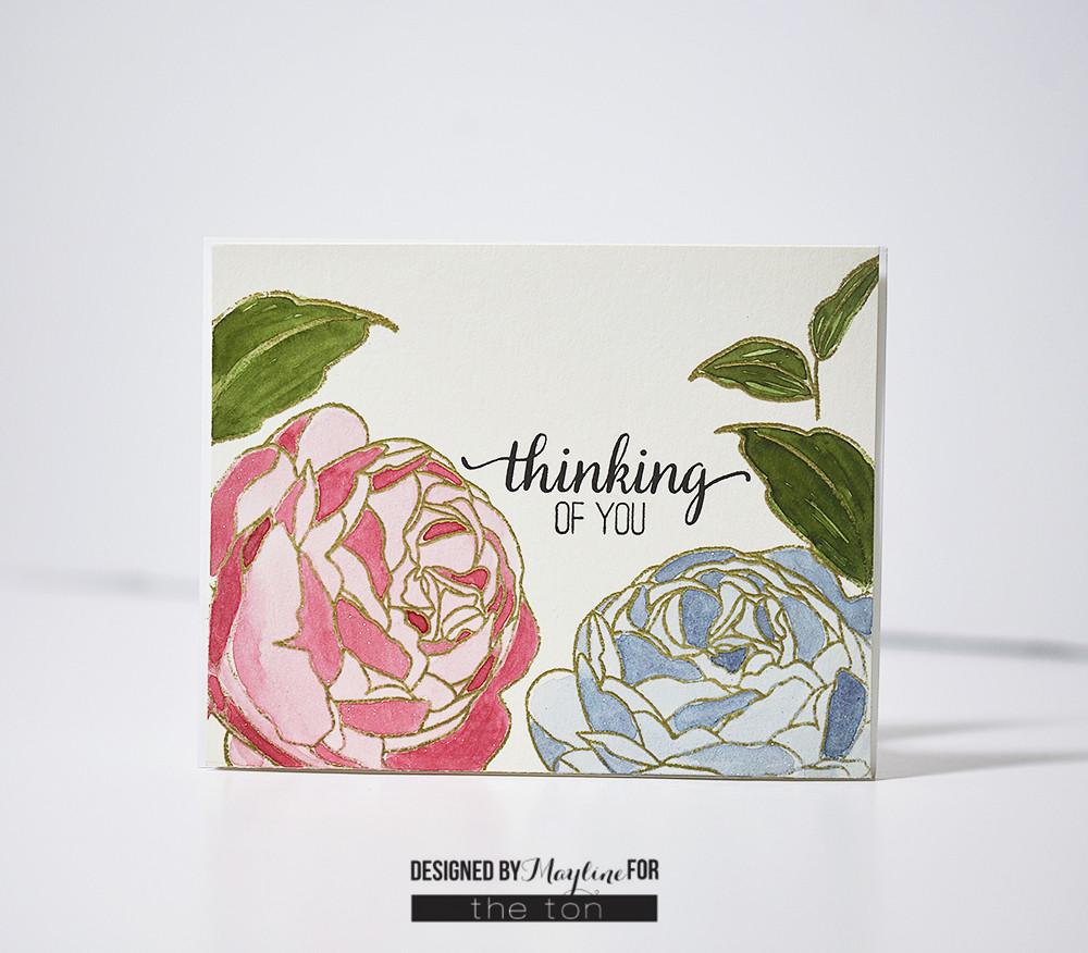 Large Peony 3 - The Ton Clear Stamps
