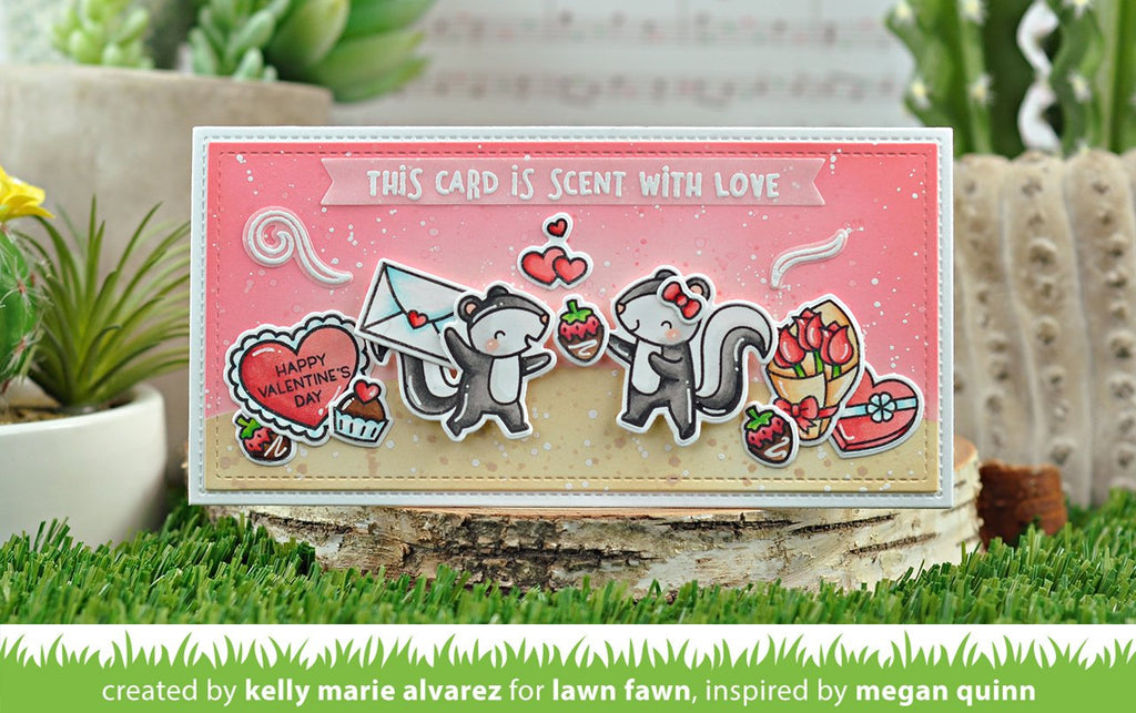 Scent With Love Clear Stamps - Lawn Fawn