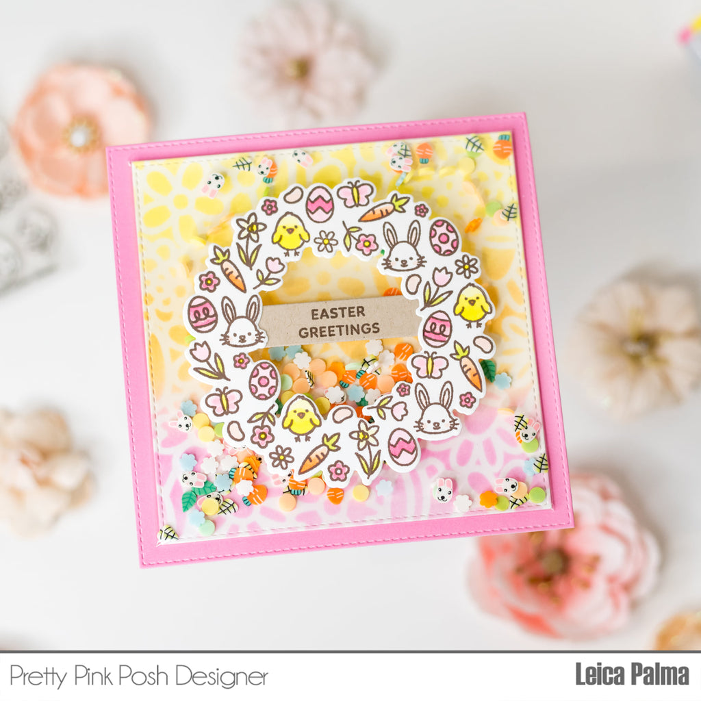 Easter Wreath Stamp Set - Pretty Pink Posh