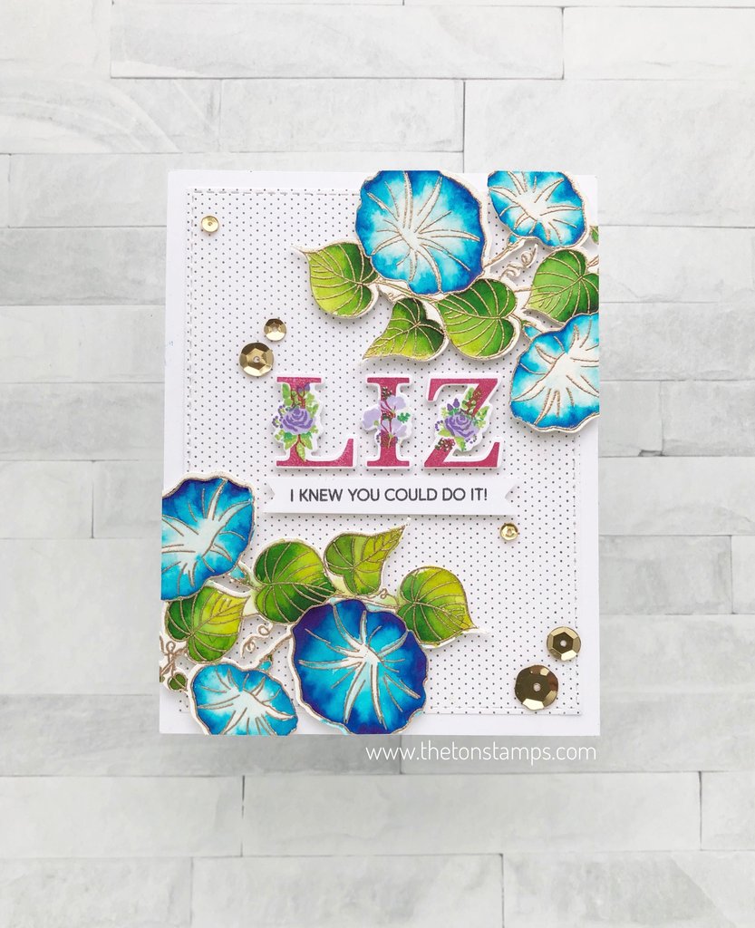 Mini Dots Cling Background - The Ton Stamps