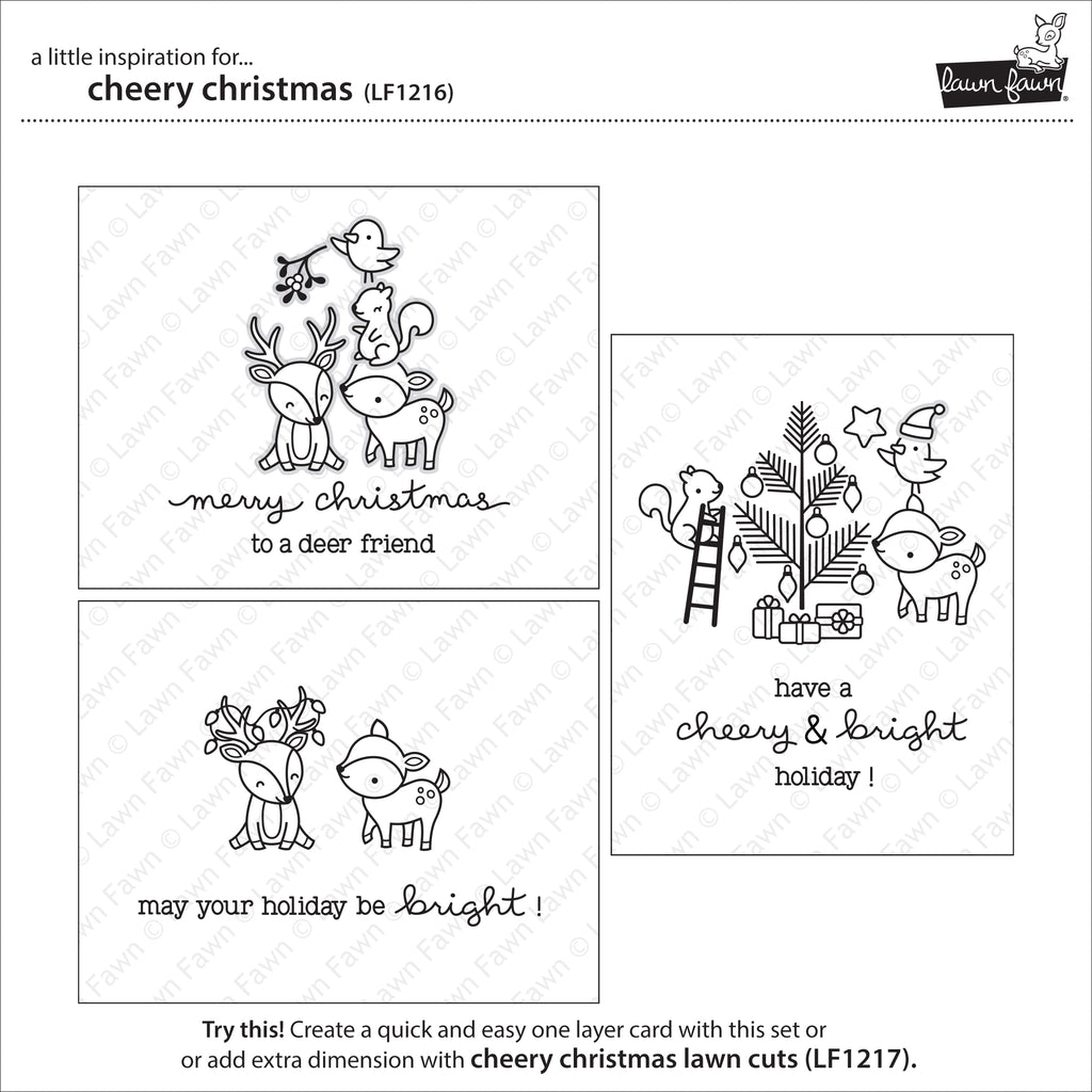 Cheery Christmas Clear Stamps