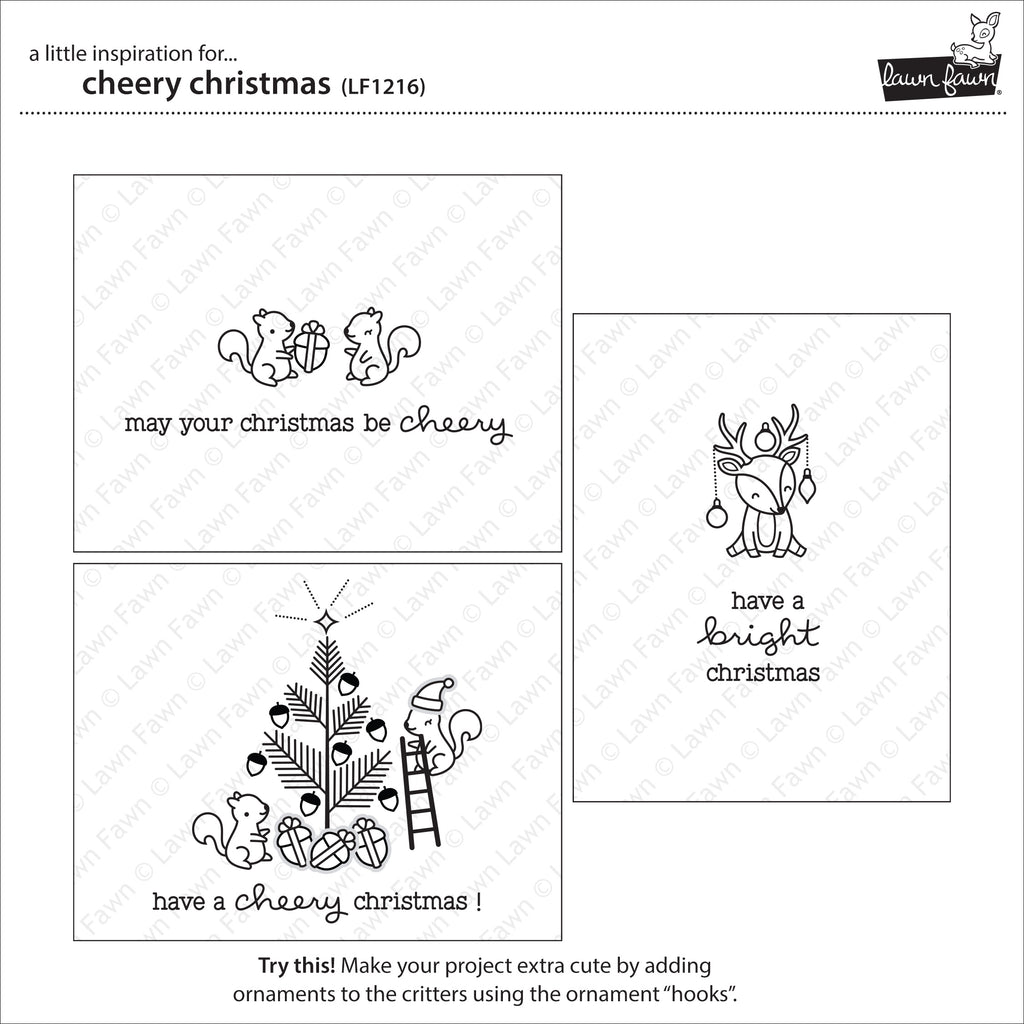 Cheery Christmas Clear Stamps