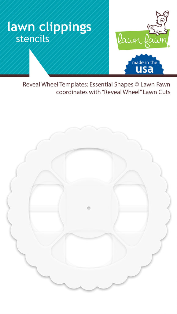 Revel Wheel Templates - Essential Shapes - Lawn Fawn Lawn Clippings