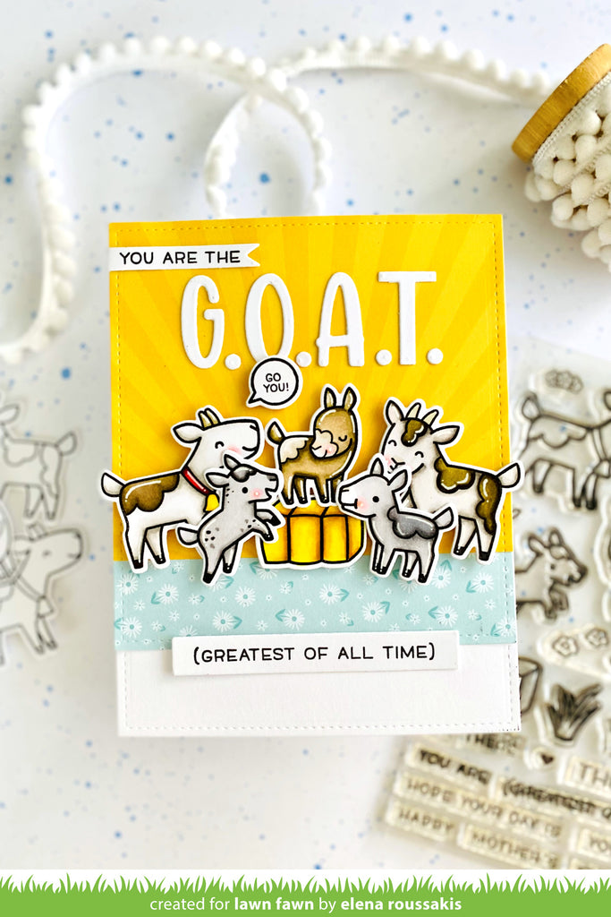 You Goat This Clear Stamps - Lawn Fawn