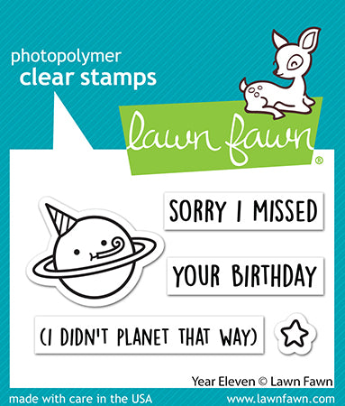 Year Eleven Clear Stamps - Lawn Fawn