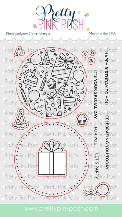 Let's Party Clear Stamps - Pretty Pink Posh