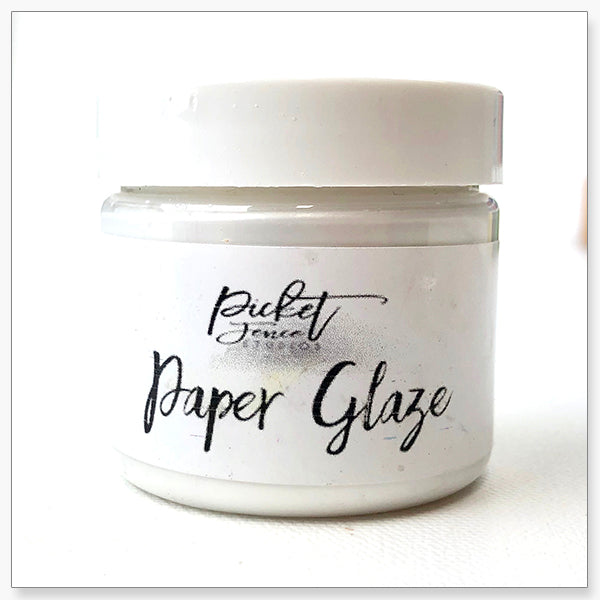 Picket Fence Studios Paper Glaze - Snowdrop White 2oz