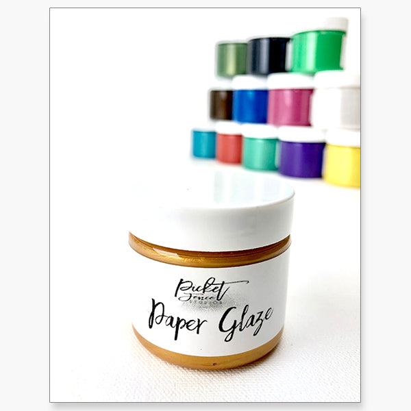 Picket Fence Studios Paper Glaze - Golden Rose 2oz