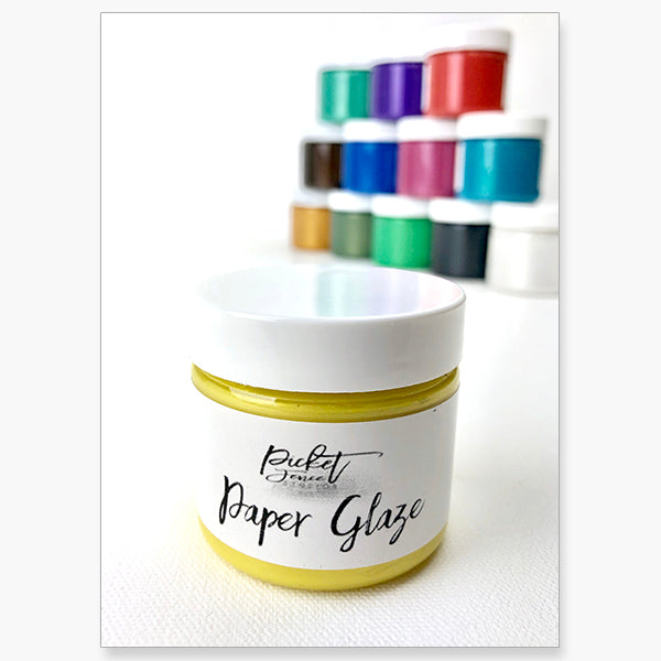 Picket Fence Studios Paper Glaze - Daffodil Yellow 2oz