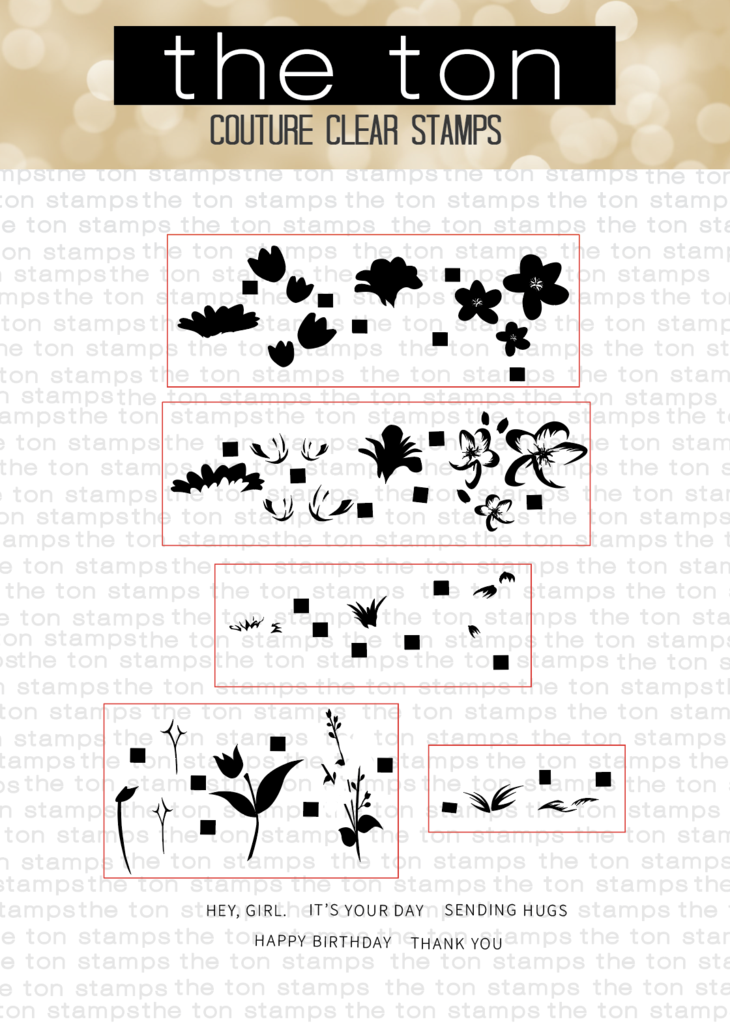 Floral Bits 1 - The Ton Clear Stamps