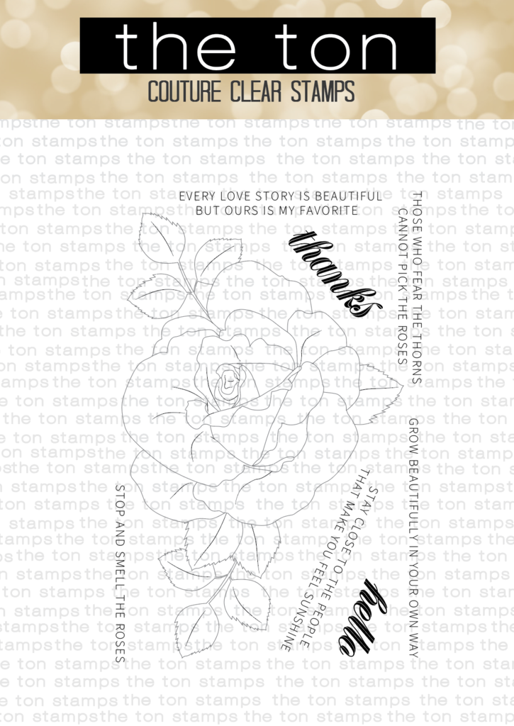 Story Rose - The Ton Clear Stamps