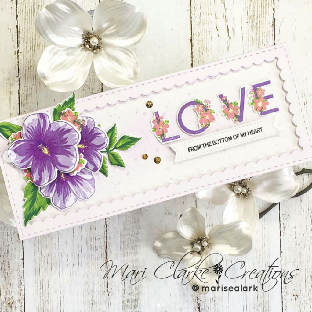 Rose of Sharon - Clear Layered Stamp Set by The Ton