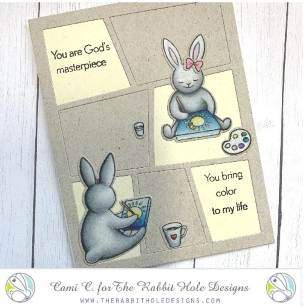 Color My World Clear Stamp Set - The Rabbit Hole Designs