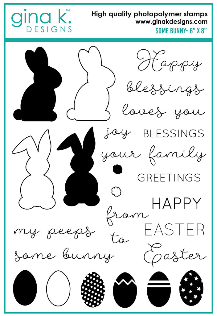 Some Bunny Clear Stamp Set- Beth Silaika for Gina K Designs