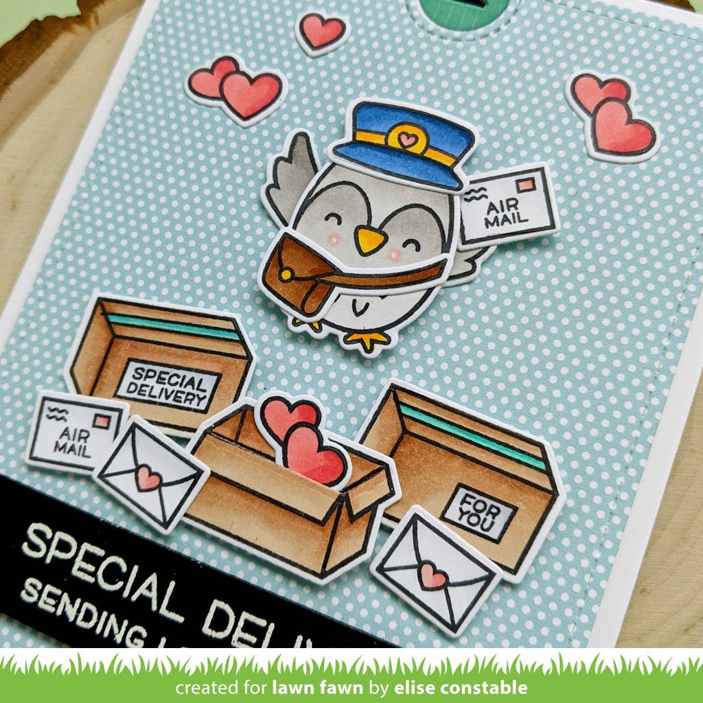 Special Delivery Box Add On Stamps - Lawn Fawn