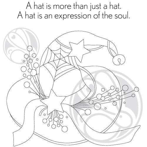 All About The Hat Clear Stamps - The Rabbit Hole Designs